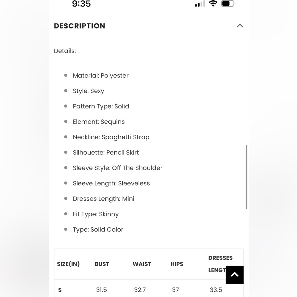 Sexy Solid Sequins Spaghetti Strap Pencil Skirt D… - image 2